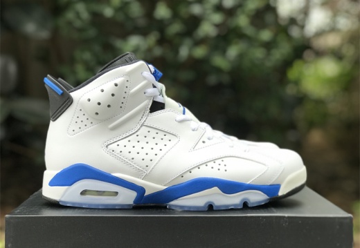 Air Jordan 6 Sport Blue 384664-107 40-47.5